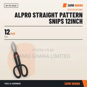 Alpro Straight Pattern Snips 12Inch - AP-PS-01412