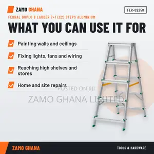 Ferral Duplo 8 Ladder 7+1 (X2) Steps Aluminium - FER-02258
