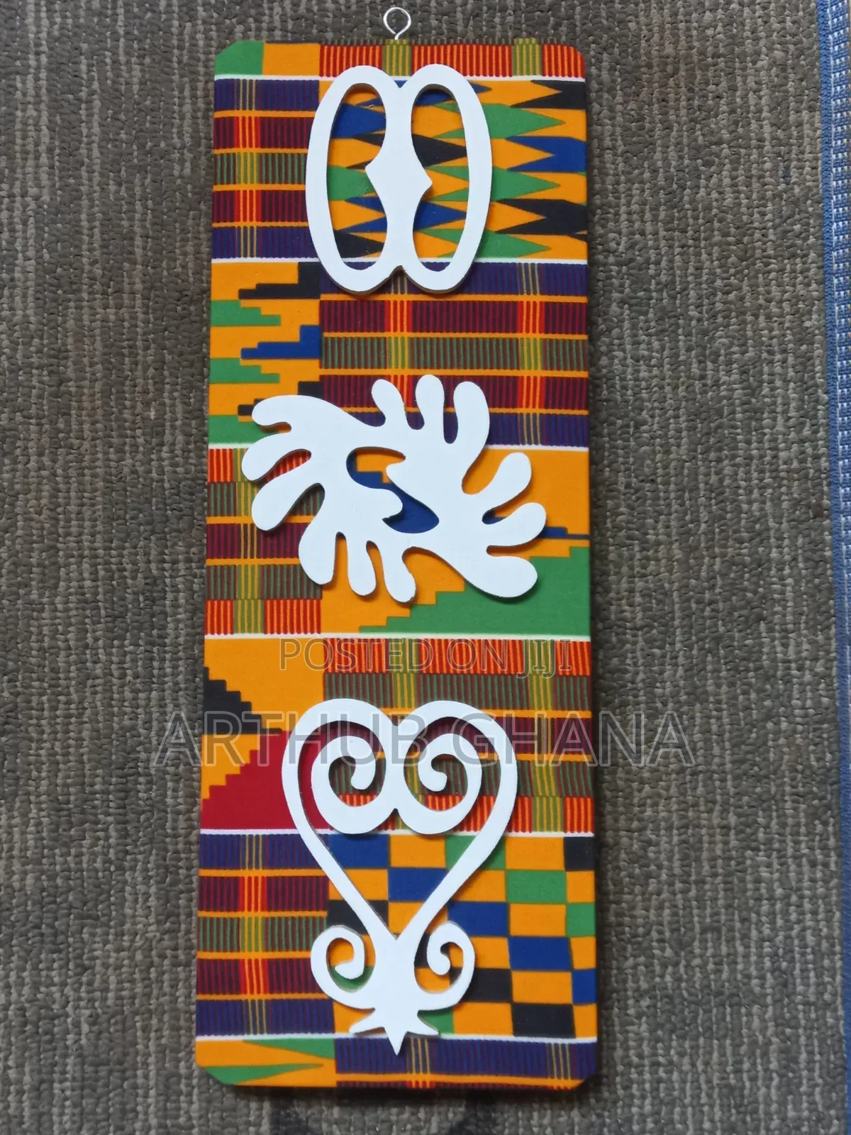 Adinkra Symbol Wall Art|Handmade Ghana Wall Art