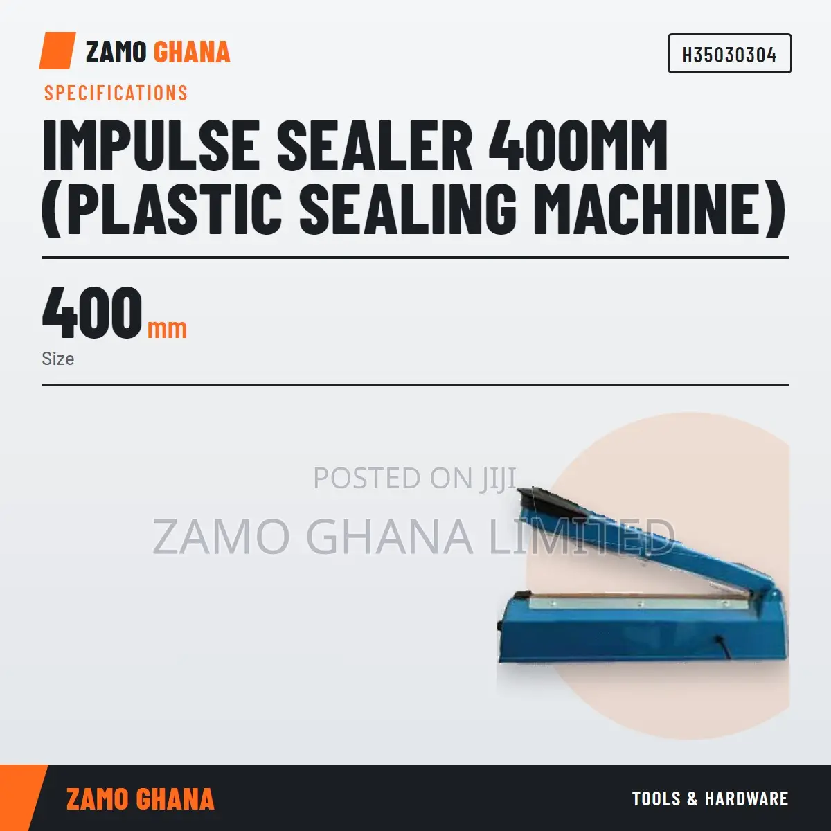 Impulse Sealer 400Mm (Plastic Sealing Machine) - H