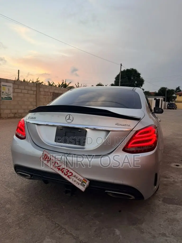 Mercedes-Benz C300 Base C300 AWD 4MATIC Cabriolet 2018 Silver