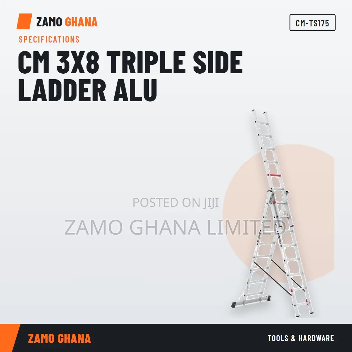 Cm 3X8 Triple Side Ladder Alu - CM-TS175