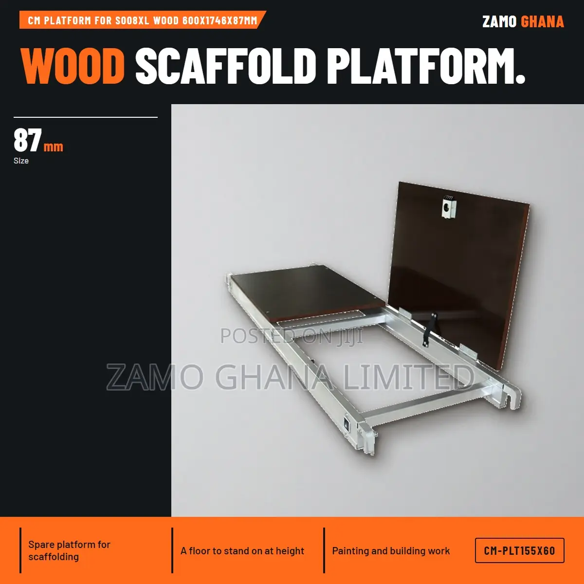 Cm Platform for S008Xl Wood 600X1746X87Mm - CM-PLT155X60