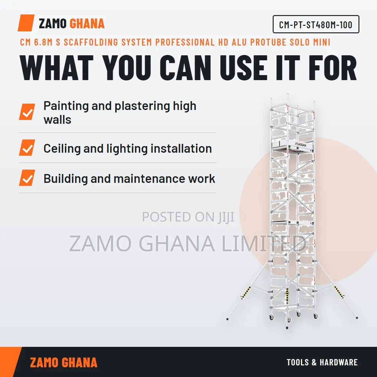 Cm 6.8M S Scaffolding System Professional Hd Alu Pr - CM-PT-ST480M-100
