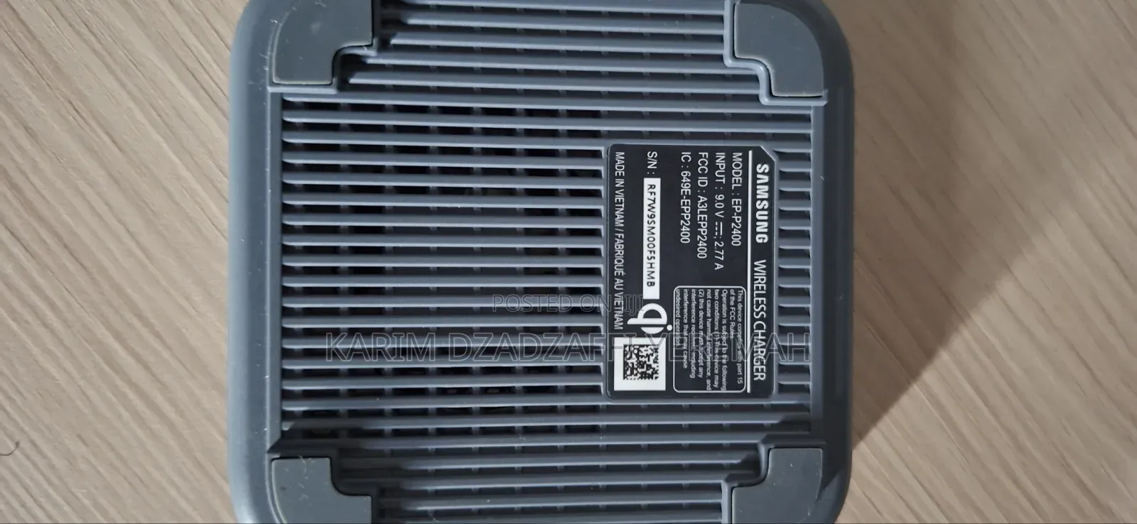 Samsung Super Fast Wireless Charger Pad,