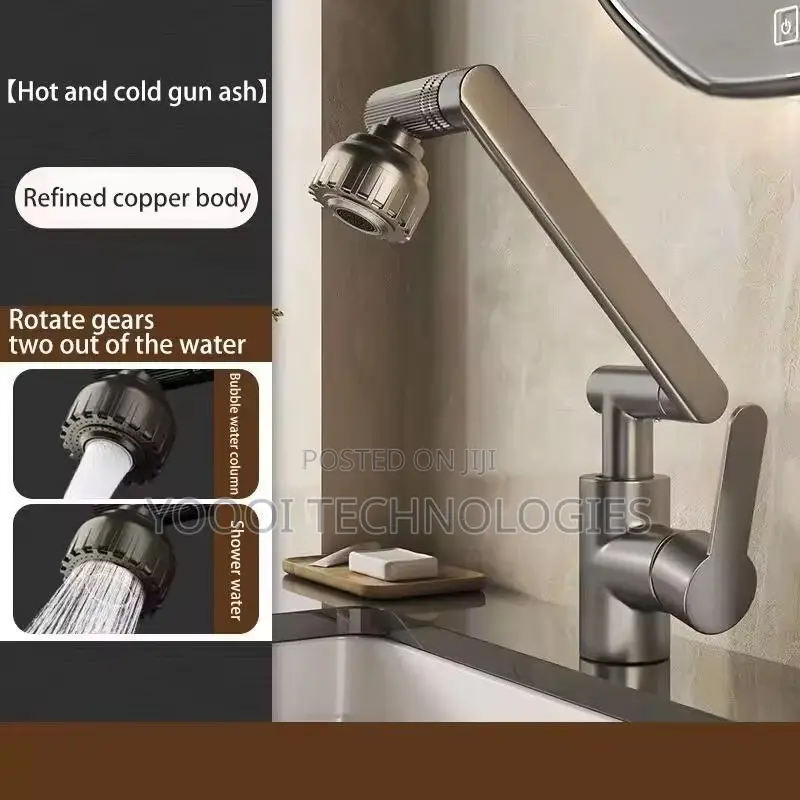 Quality Stainless Steel Anti-Rust Twist & Turn Hot & Cold Tap/ Faucet
