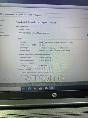 Laptop HP 15 8GB Intel Core i3 HDD 500GB