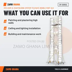 Cm 6.22M Xl Scaffolding System Telesafe Double Part Alu - CM-S006XL