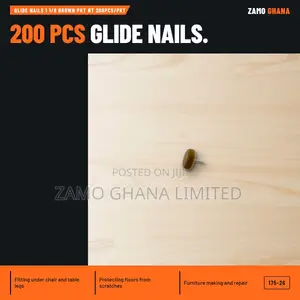 Glide Nails 1 1/8 Brown PKT Nt 200Pcs/PKT - 175-26