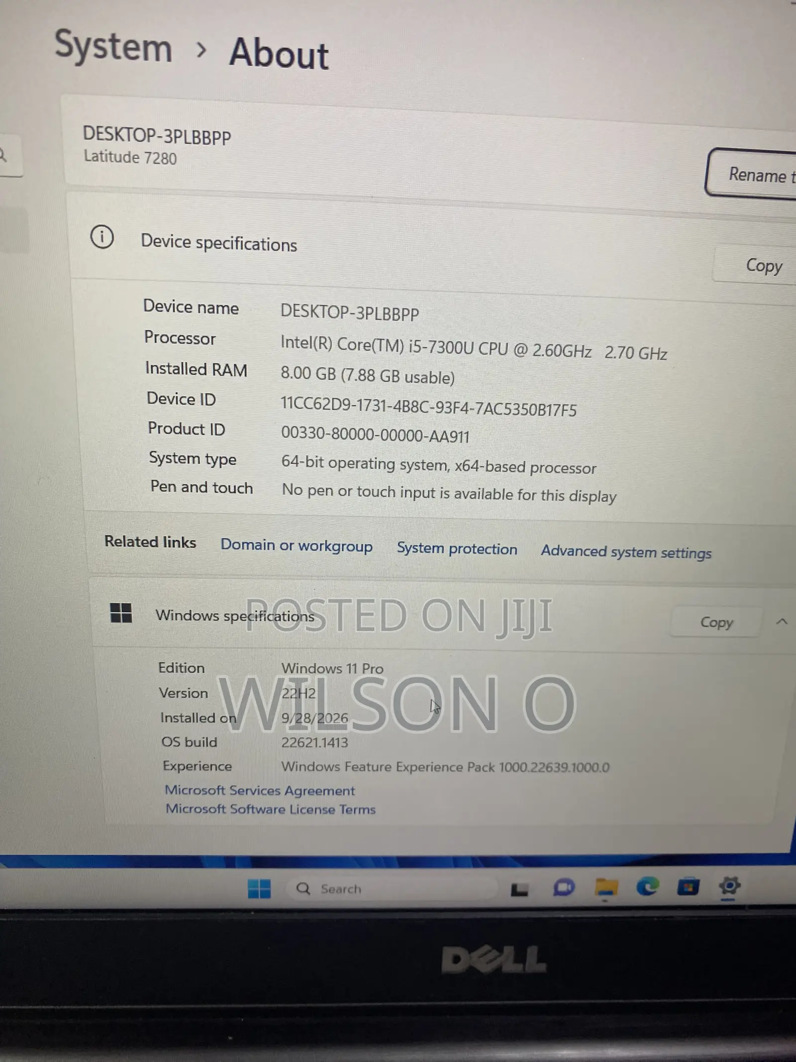 Laptop Dell Latitude 7280 8GB Intel Core i5 SSD 256GB