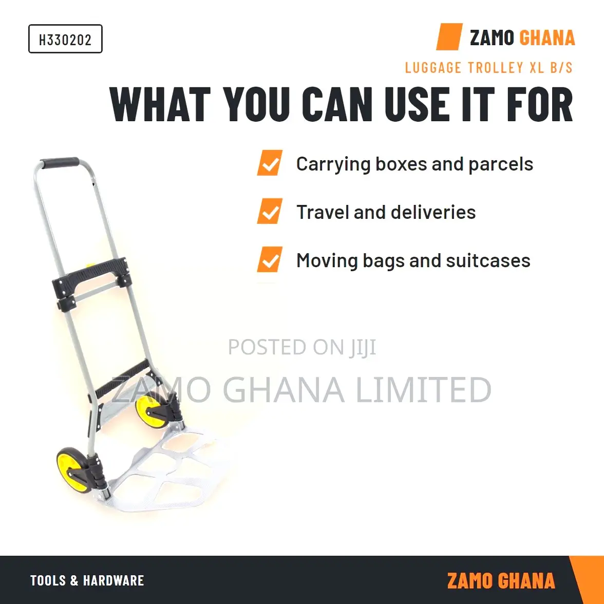 Luggage Trolley Xl B/S - H330202