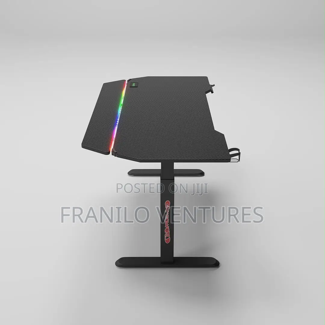 Electric Height Adjustable Desk With RGB (1.4m)- Premium