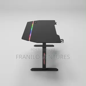 Electric Height Adjustable Desk With RGB (1.4m)- Premium