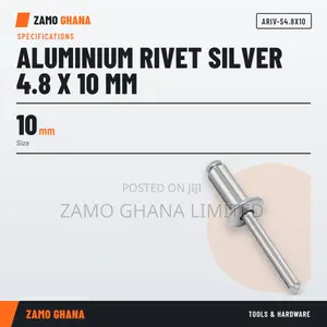 Aluminium Rivet Silver 4.8 X 10 Mm - ARIV-S4.8X10