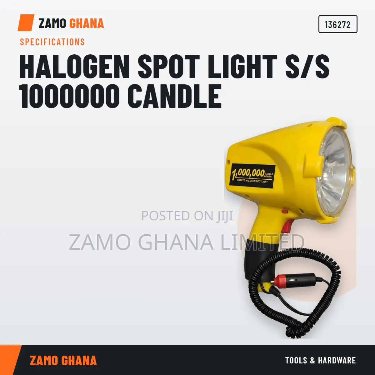 Halogen Spot Light S/S Candle - 136272