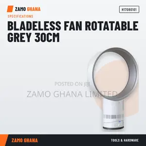 Bladeless Fan Rotatable Grey 30Cm - H