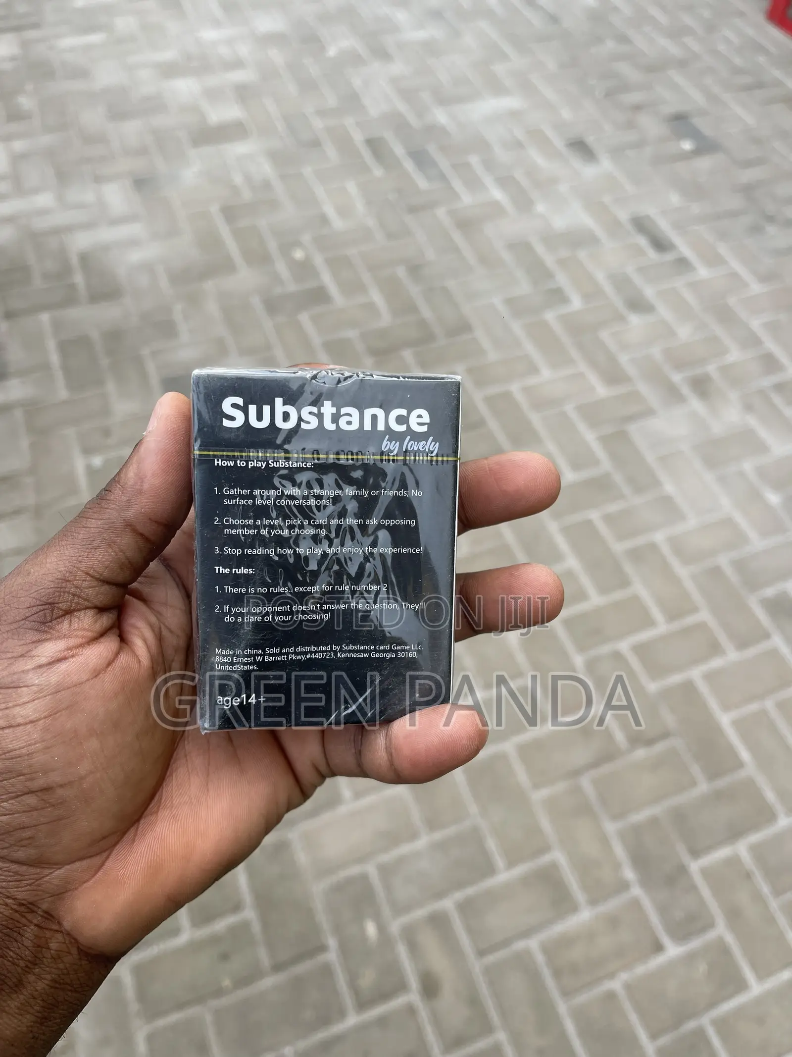 Substance Card Game