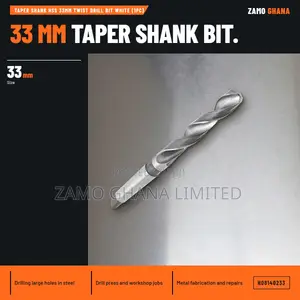 Taper Shank HSS 33Mm Twist Drill Bit White (1Pc) - H
