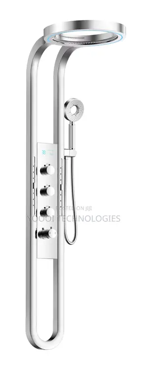 Digital Thermostatic Rain Round Panel Shower