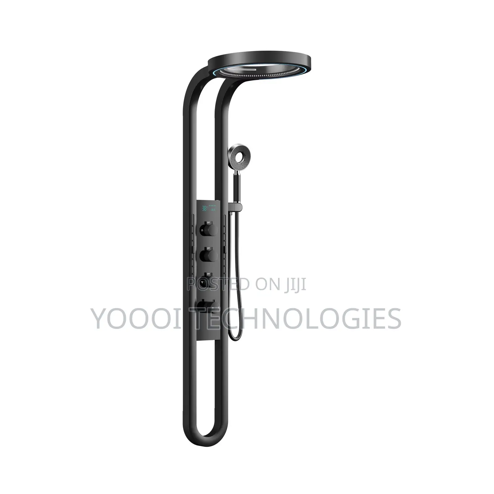 Digital Thermostatic Rain Round Panel Shower