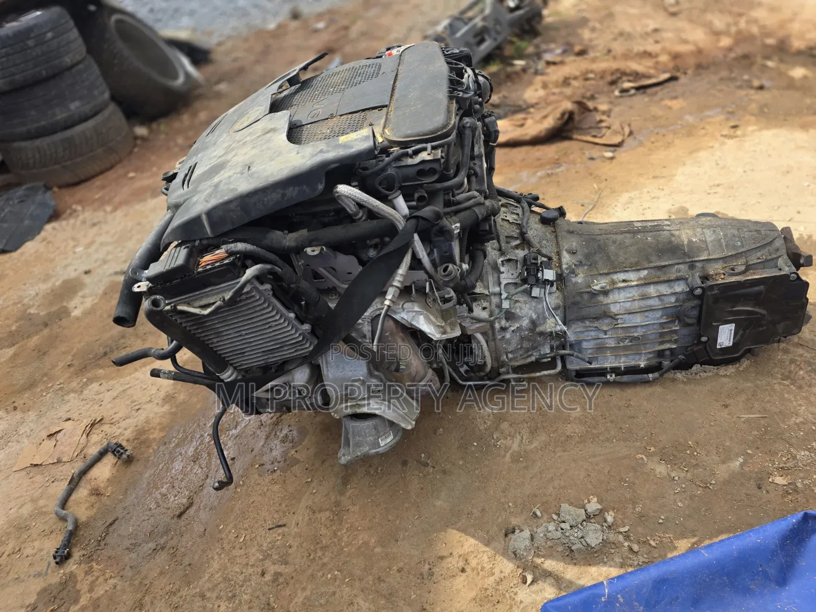 2014 Mercedes Benz C350 Engine+Gear Box