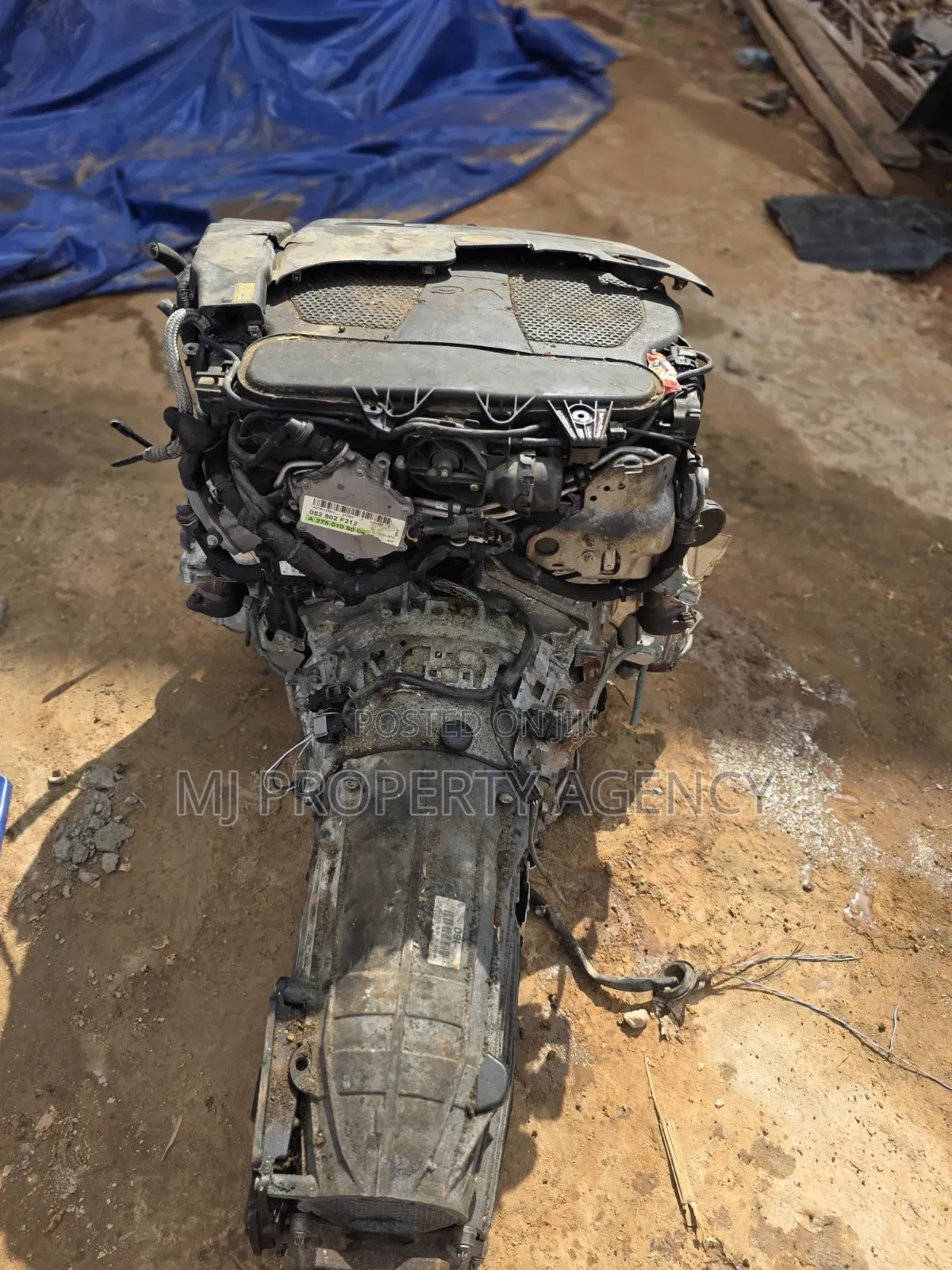 2014 Mercedes Benz C350 Engine+Gear Box