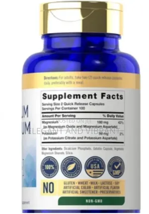 Potassium Magnesium | 200 Capsules