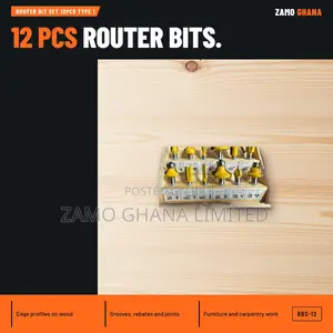 Router Bit Set 12Pcs Type 1 - RBS-12