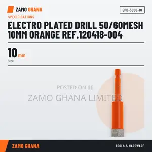 Electro Plated Drill 50/60Mesh 10Mm Orange Ref.120418-00 - EPD-5060-10