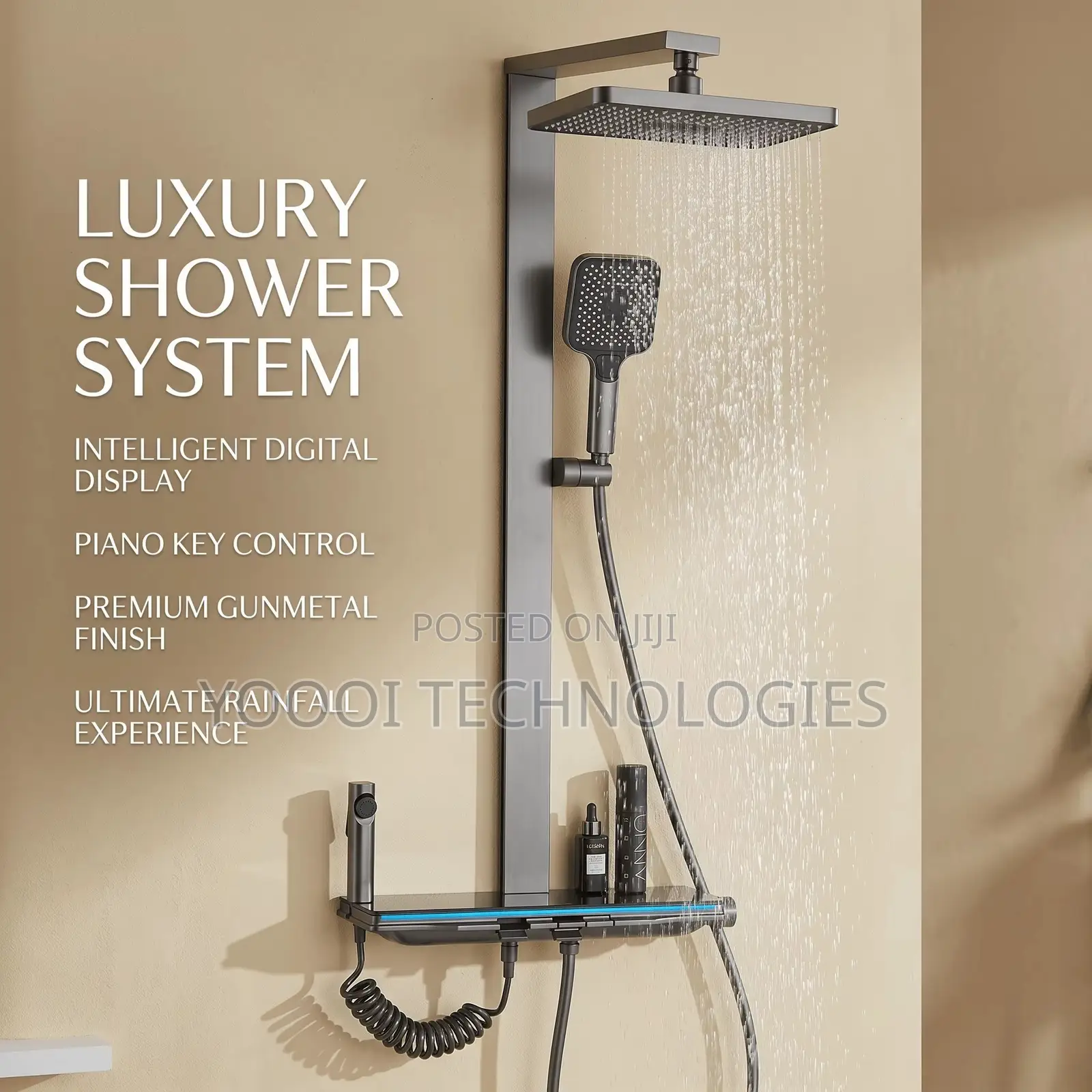 Modern Luxury Heavy Duty Durable 4 in 1 Shower System