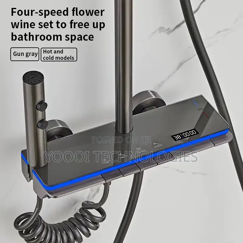 Grey Intelligent Atmospheric Digital Shower Suit
