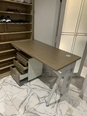 Office Desk With Detached Drawer