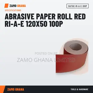 Abrasive Paper Roll Red Ri-a-E 120X50 100P - SAITAC-RI-A-E-100P