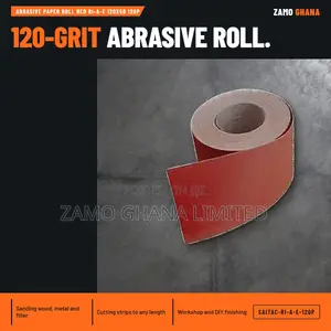 Abrasive Paper Roll Red Ri-a-E 120X50 120P - SAITAC-RI-A-E-120P