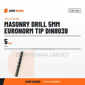 Masonry Drill 5Mm Euronorm Tip Din8039 - ETMD-5X85