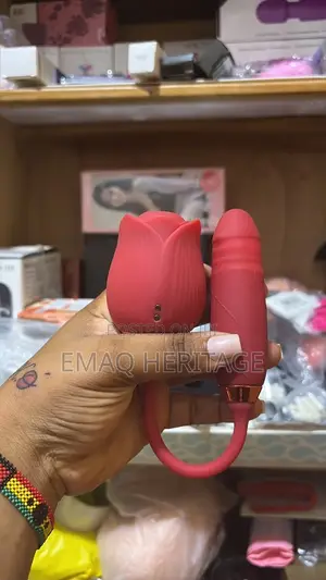 2in1 Tulip Rose Massager for Women - Rechargeable Waterproof