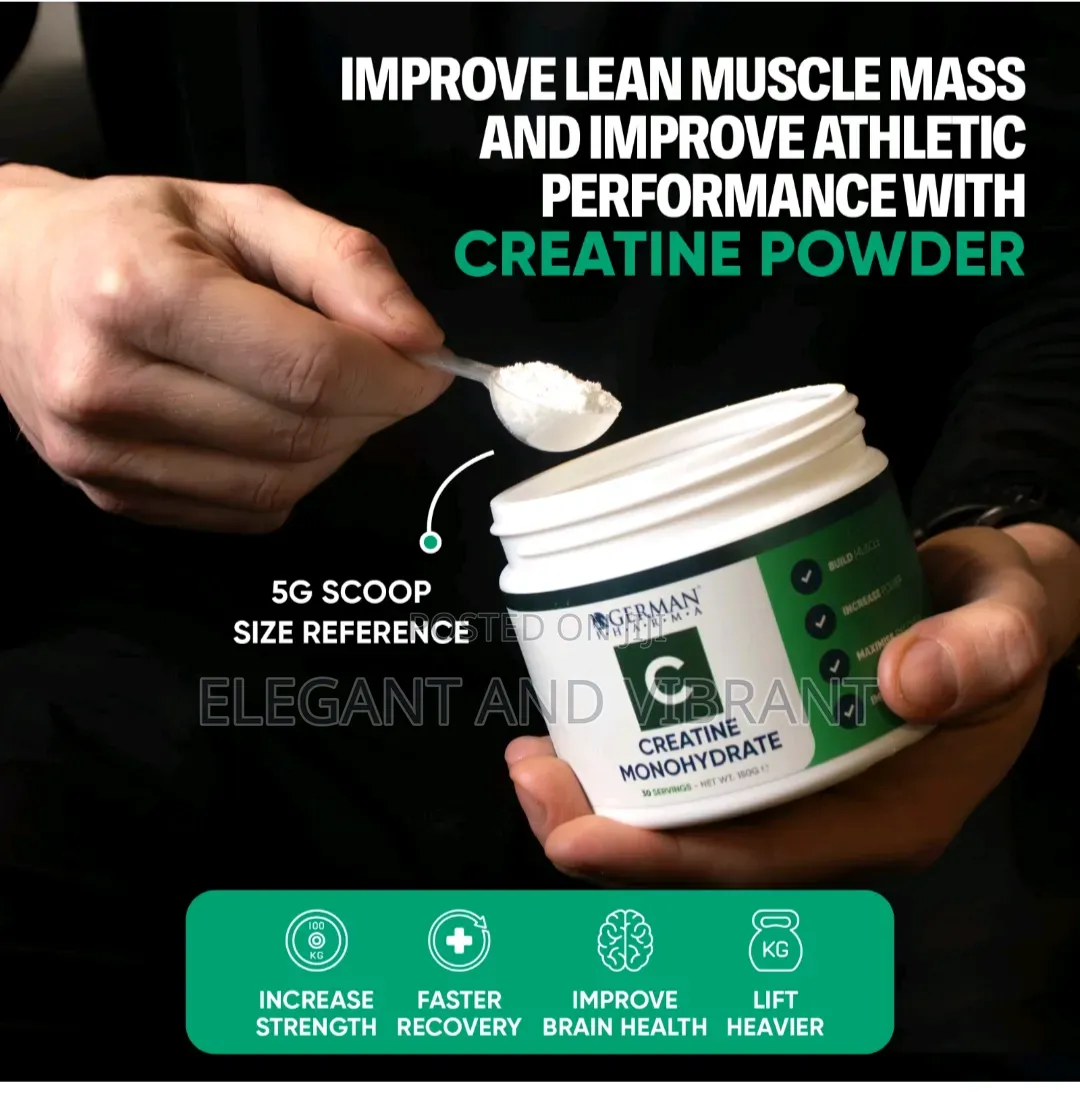 Creatine Monohydrate Powder | 30 Servings | for Maximum Performance