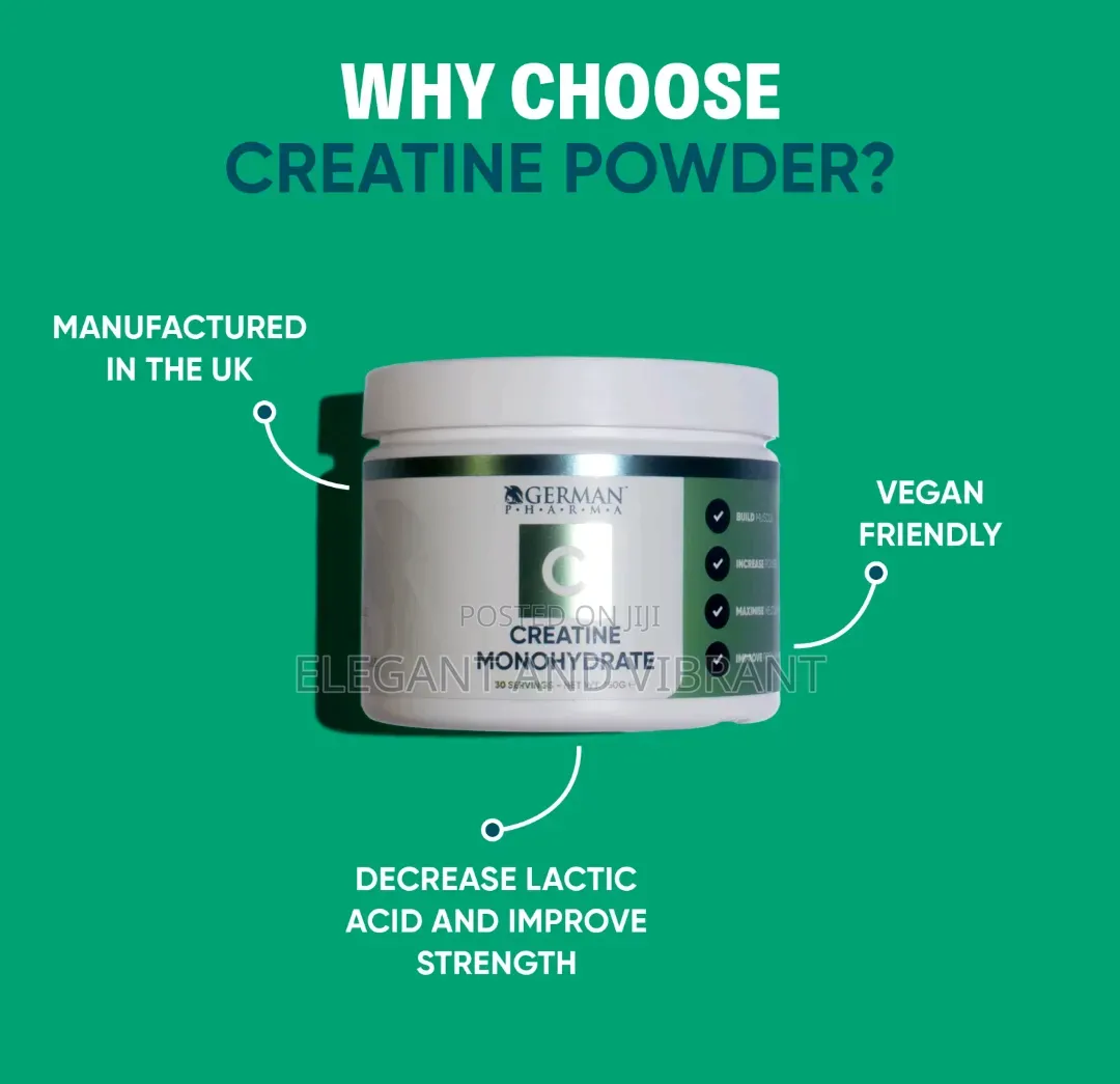 Creatine Monohydrate Powder | 30 Servings | for Maximum Performance