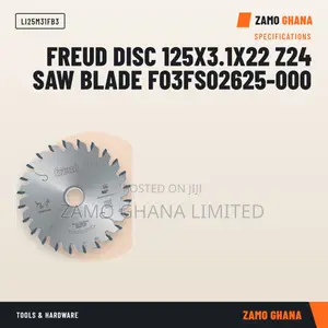 Freud Disc 125X3.1X22 Z24 Saw Blade F03Fs02625-000 - LI25M31FB3