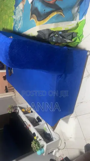 Blue 2 in 1 Sofa