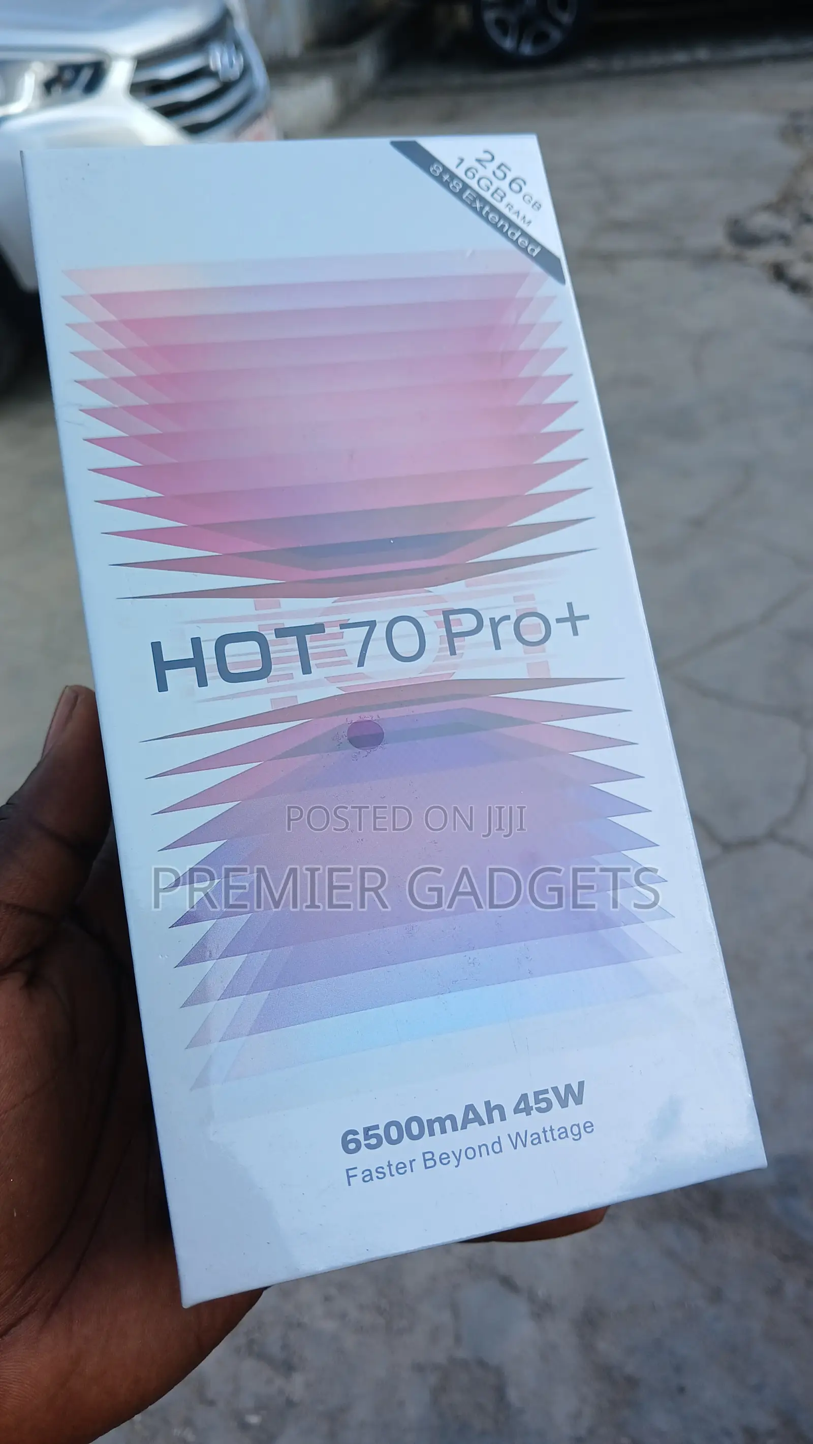 New Infinix Hot 70 Pro 5G+ 256 GB Black