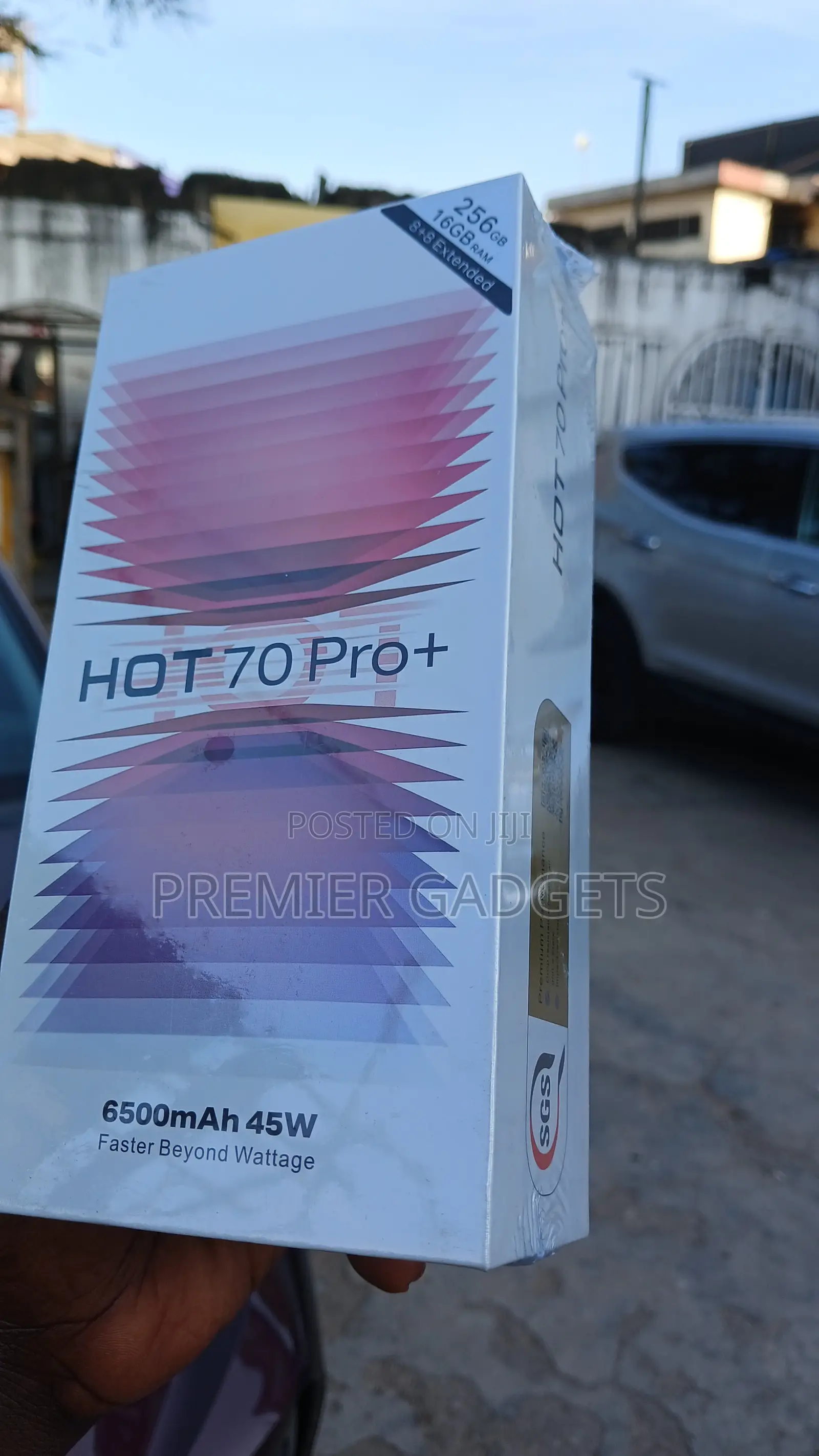 New Infinix Hot 70 Pro 5G+ 256 GB Silver