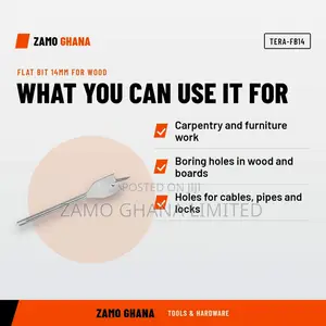 Flat Bit 14Mm for Wood - TERA-FB14