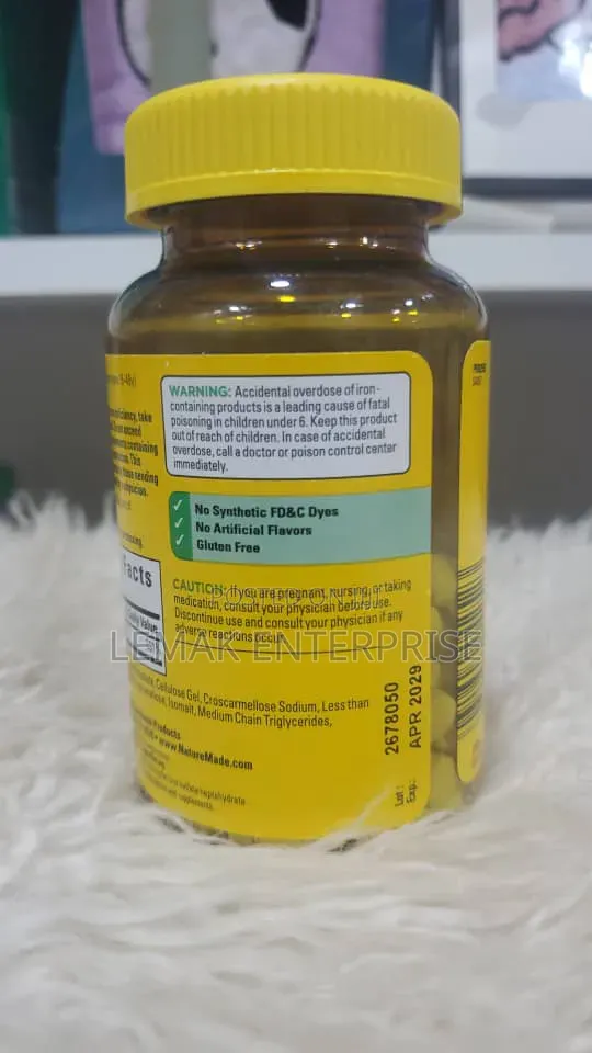 Nature Made Iron 65 Mg 325 Mg Ferrous Sulfate Tables