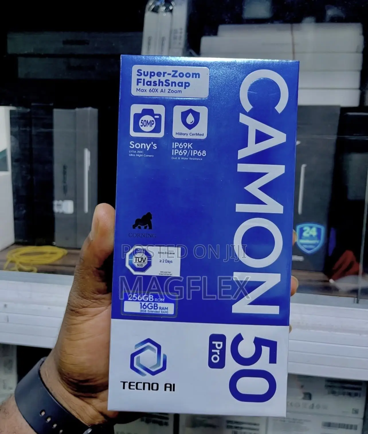 New Tecno Camon 50 Pro 256 GB Blue