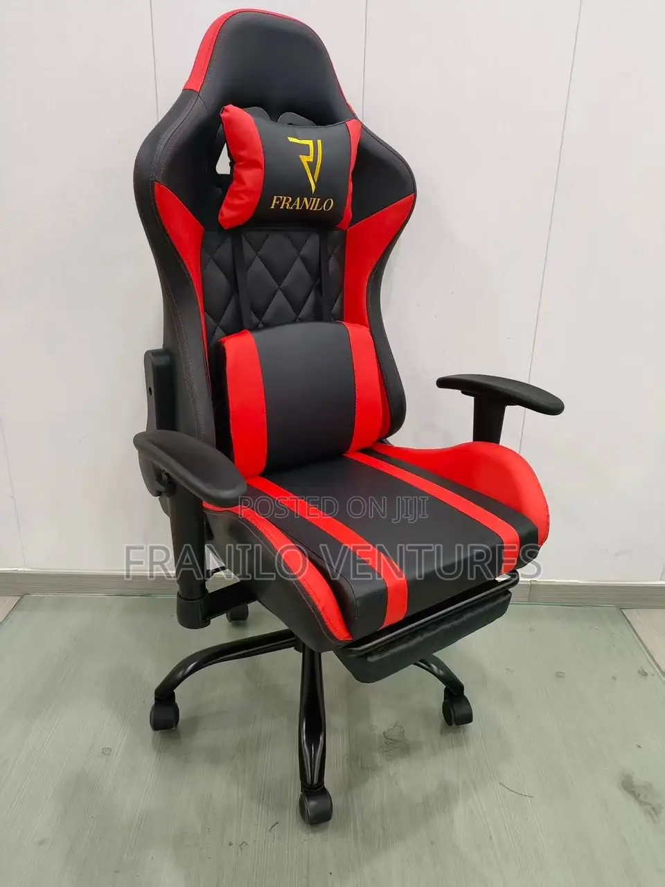 Racing Gaming Chair (High Seat, Adjustable Arm and Recliner)