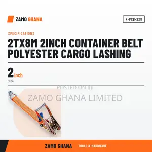 2Tx8M 2Inch Container Belt Polyester Cargo Lashing - R-PCB-2x8