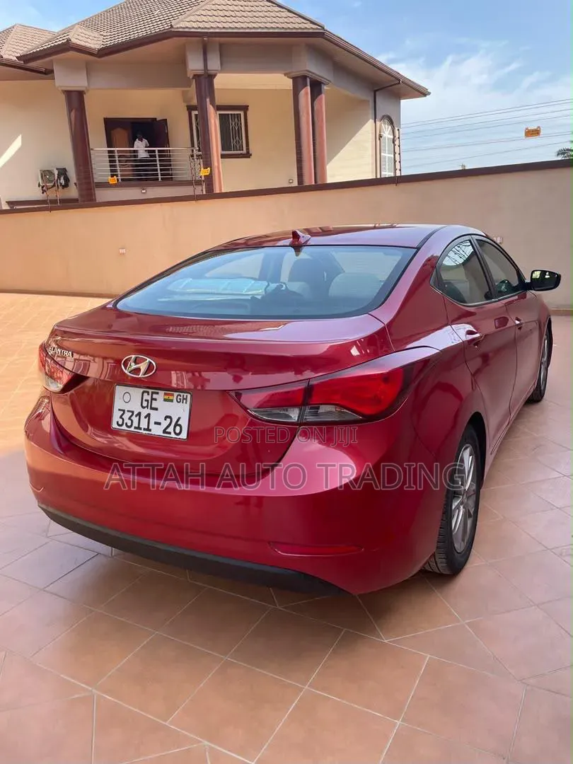 Hyundai Elantra 2014 Red