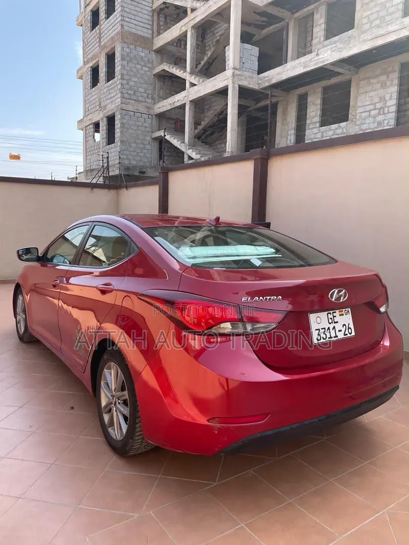 Hyundai Elantra 2014 Red
