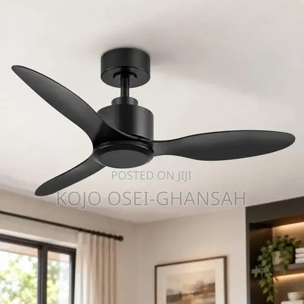 Modern 3-Blade BLDC Ceiling Fan With Remote. (No Light)